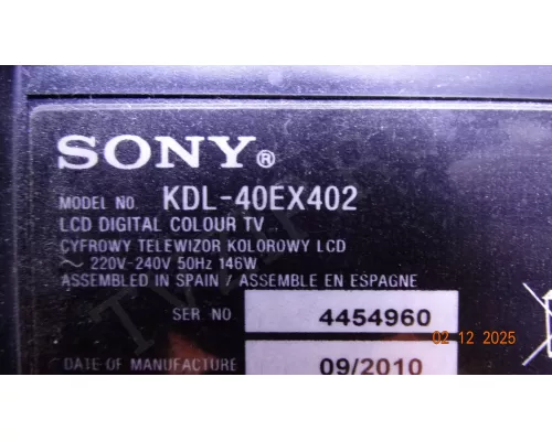 1-881-019-62 SONY KDL-40EX402