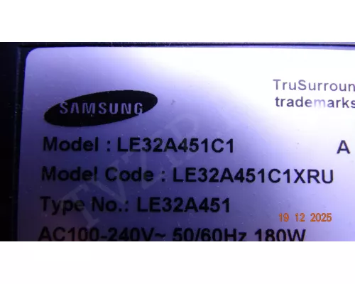 Матрица T315XW02 V.L в сборе с подсветкой SAMSUNG LE32A451C1