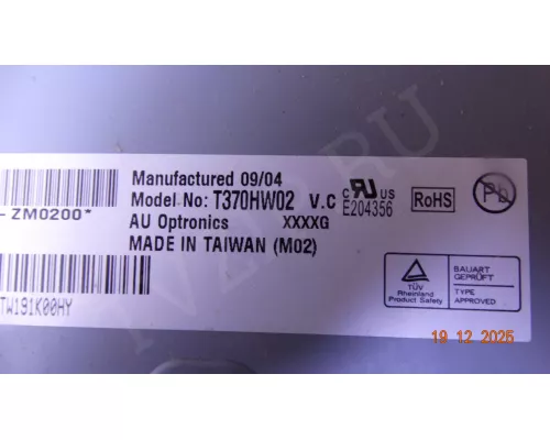 37T04-C0G SAMSUNG LE37B553M3W