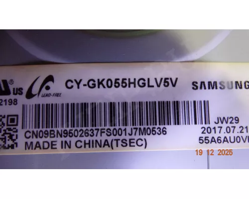 LM41-00135A LM41-00136A SAMSUNG UE55MU6100U