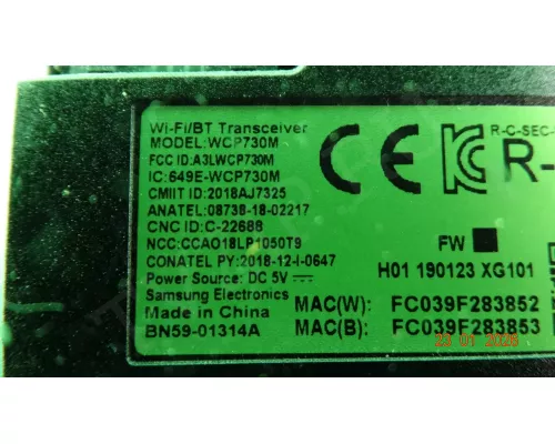 Wi-Fi BN59-01314A WCP730M SAMSUNG UE55RU8000U