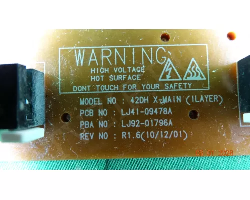 LJ41-09478A SAMSUNG PS43D490A1W