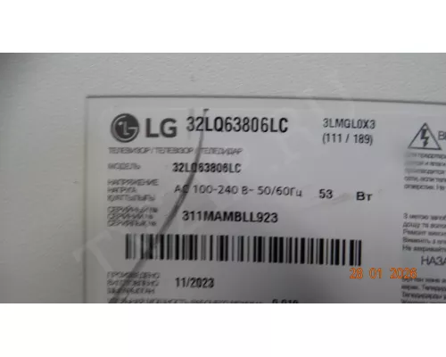 47-6021088 LG 32LQ63806LC