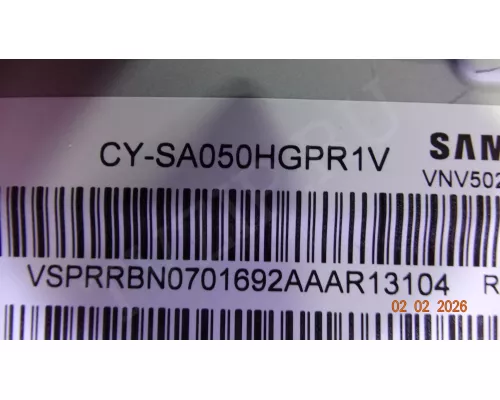 BN41-02844D BN94-16871B SAMSUNG UE50AU8040U