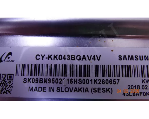 43T01-C04 SAMSUNG UE43M5513AU