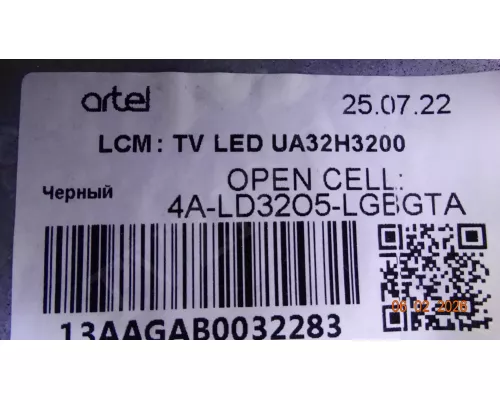 1.30.01.TTD284C1-00-03 ARTEL TV LED UA32H3200