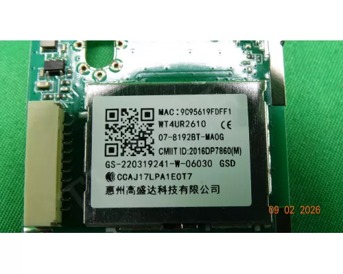 Wi-Fi WT4UR2610 07-8192BT-MA0G ARTEL TV LED UA32H3200