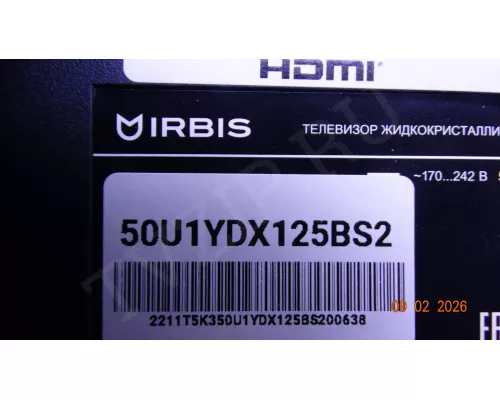 CC02500D518V01 IRBIS 50U1YDX125BS2