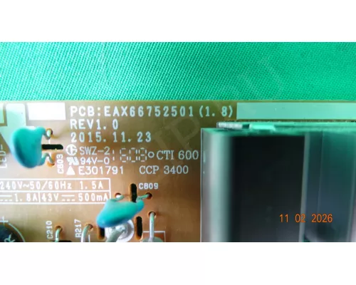 EAX66752501(1.8) LG 32LH533V