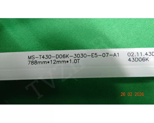 MS-T430-D06K-3030-E5-07-A1 VR 43VU05BS