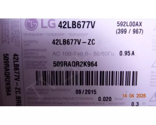 EAX65384005(1.2) EBU62521903 LG 42LB677V