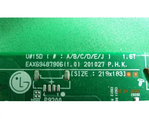 EAX69487906(1.0) EBU66679404 LG 75UP77006LB