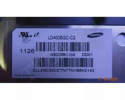 Матрица LD400BGC-C2 в сборе с LED подсветкой SAMSUNG UE40D5000PW
