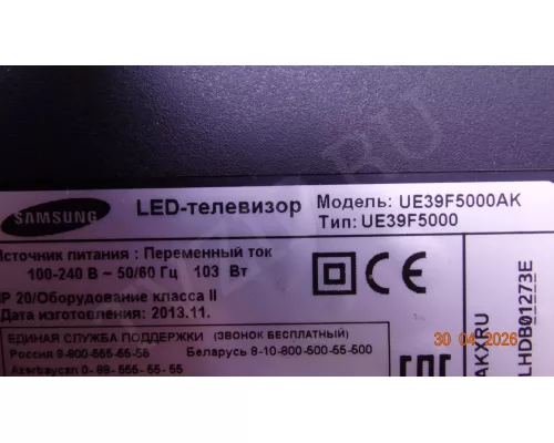 Динамики BN96-25565F SAMSUNG UE39F5000AK