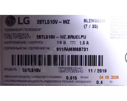 EAX67276305(1.1) EBU66114707 LG 28TL510V