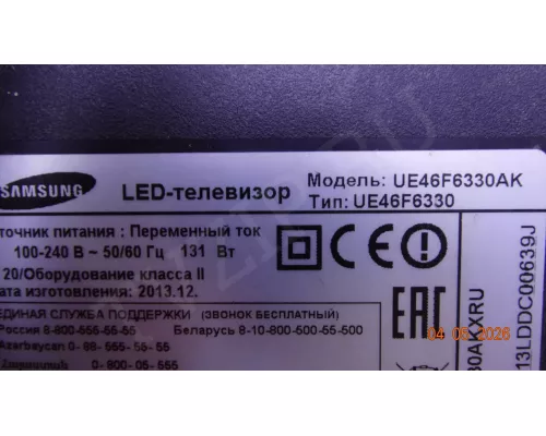 BN41-01958B BN94-07095H SAMSUNG UE46F6330AK