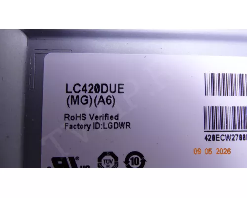 Корыто в сборе с LED подсветкой LG 42LF550V