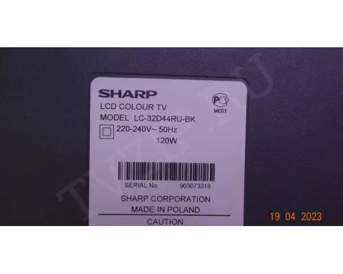 QPWBXE449WJN4 QKITPE449WJN4 SHARP LC-32D44RU