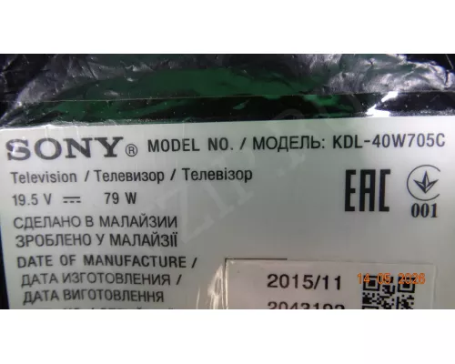 1-980-335-21 SONY KDL-40W705C