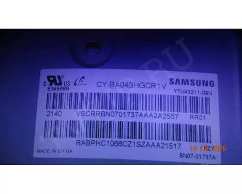 BA43FA130 SAMSUNG UE43AU7100U