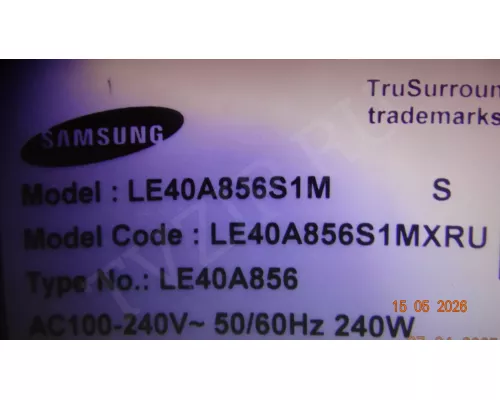 FRCM_TCON_V0.1 SAMSUNG LE40A856S1M
