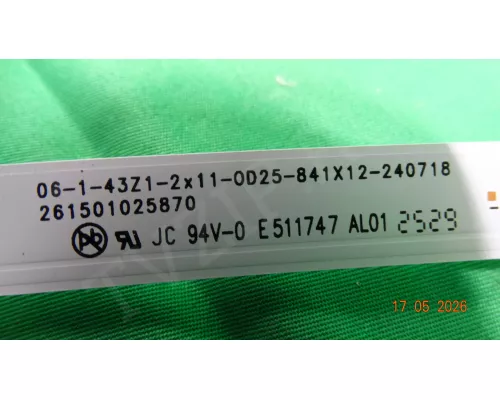 NEW 06-1-43Z1-2X11-0D25-841X12-240718 HARTENS HTY-43UHD11B-HH25