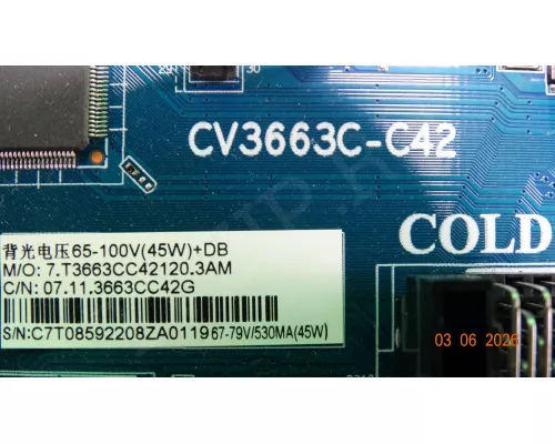 CV3663C-C42 VR 42VH01B