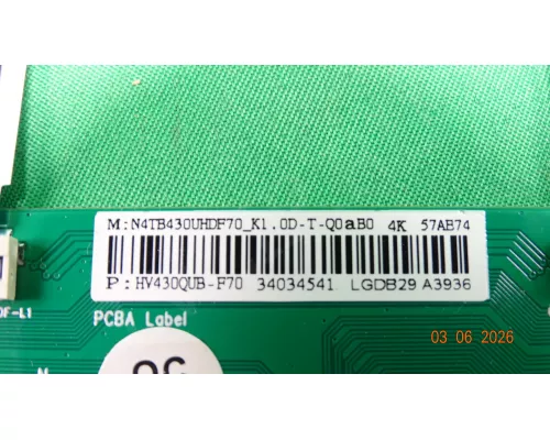 N4TB430UHDF70_K1.0D TUVIO STV-43FDUBK1R