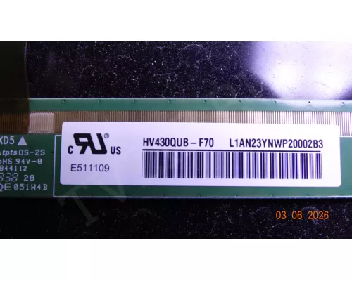 FOYE-740-430-1B8C-14X1.0 TUVIO STV-43FDUBK1R