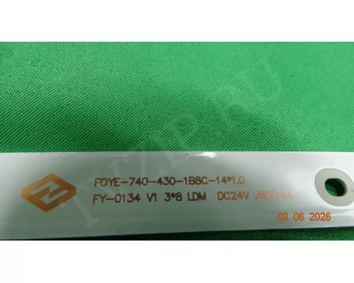 FOYE-740-430-1B8C-14X1.0 TUVIO STV-43FDUBK1R