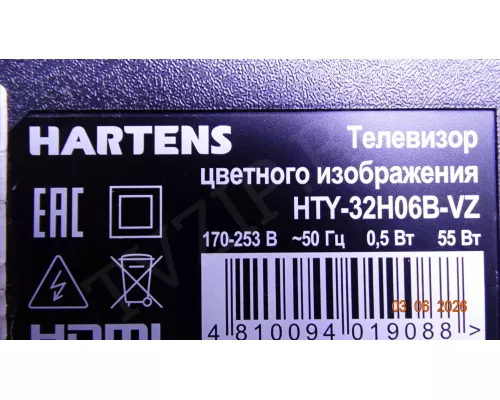 TP.SK516S.PB802 HARTENS HTY-32H06B-VZ