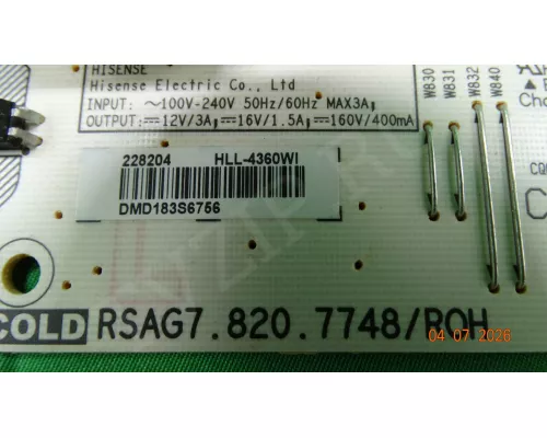 RSAG7.820.7748 HISENSE H55A6100