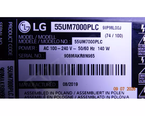 EAX68253604(1.0) EBU66204303 LG 55UM7000PLC