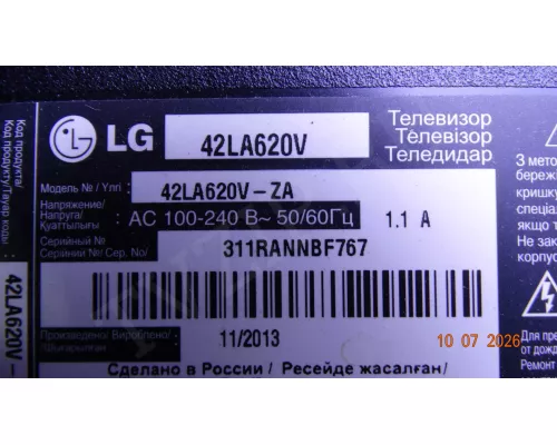 EAX64797004(1.1) EBU62158505 EBR77740504 LG 42LA620V