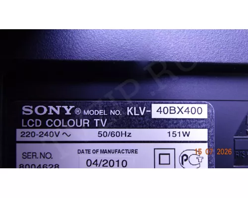 1-880-238-11 (173141211) SONY KDL-40BX400