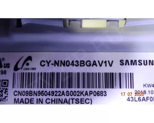BN41-02575B BN94-13052A SAMSUNG UE43N5540AU