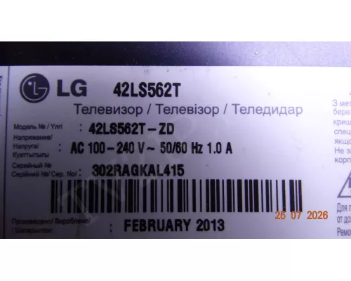 EAX64909901(1.0) EBR75149828 LG 42LS562T