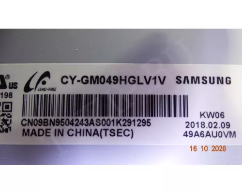BN41-02568B BN94-12644E SAMSUNG UE49MU6103U
