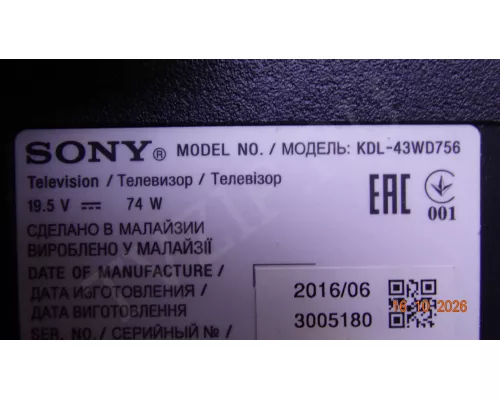 1-980-335-12 (173587112) SONY KDL-43WD756
