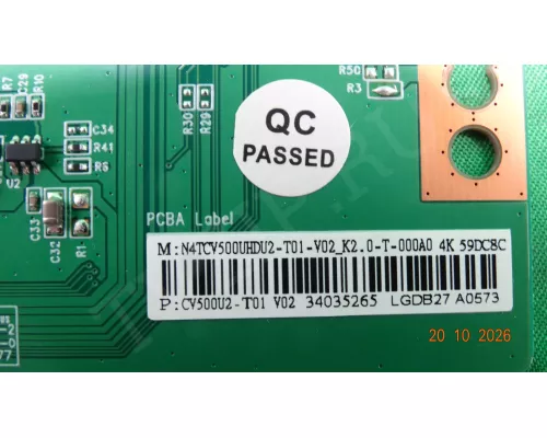 N4TCV500UHDU2-T01-V02_K2.0-T-000A0 HARTENS HTS-50UHD05B-S2