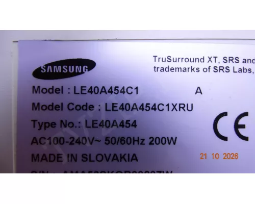 40T01-C00 SAMSUNG LE40A454C1