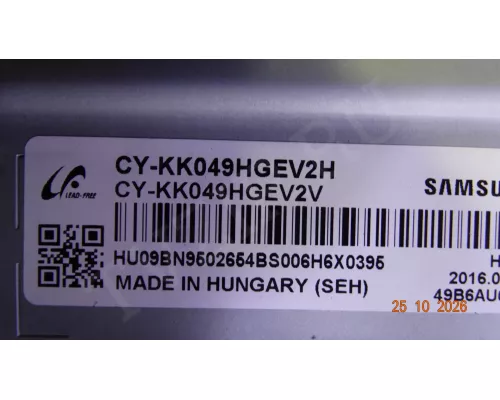 BN41-02568B BN94-11921P SAMSUNG UE49MU6670U