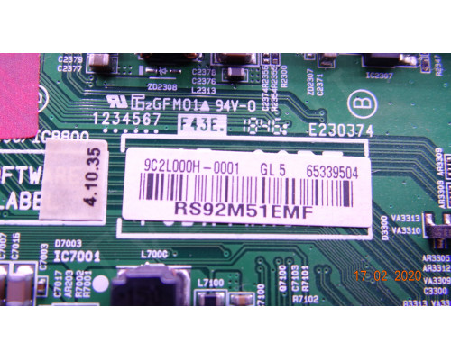 EAX67872805(1.1) EBU65339504