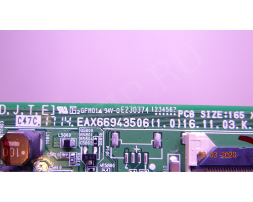 EAX66943506(1.0) EBU64197804 LG 43UH603V-ZE 