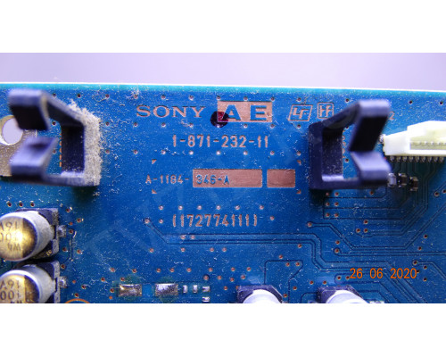 1-871-232-11 (172774111) A-1184-346-A 1-871-232-11 (172774111) A-1184-346-A