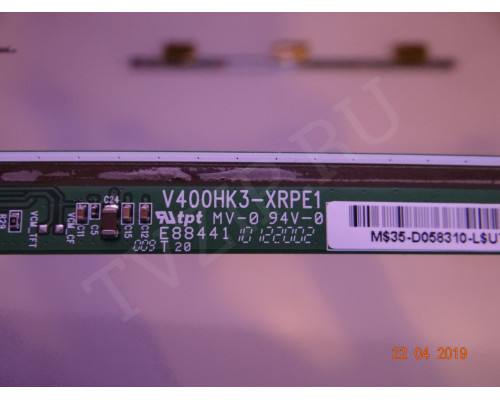 Планки матрицы V400HK3-XLPE1 V400HK3-XRPE1 Планки матрицы V400HK3-XLPE1 V400HK3-XRPE1
