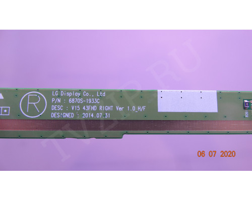 6870S-1932C 6870S-1933C LG 43LF510V