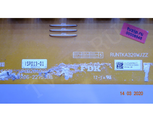 RUNTKA320WJZZ A06-227598B PCB2840