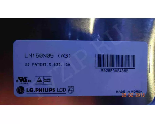 Матрица LM150X05(A3) для мониторов LG Матрица LM150X05(A3) для мониторов LG